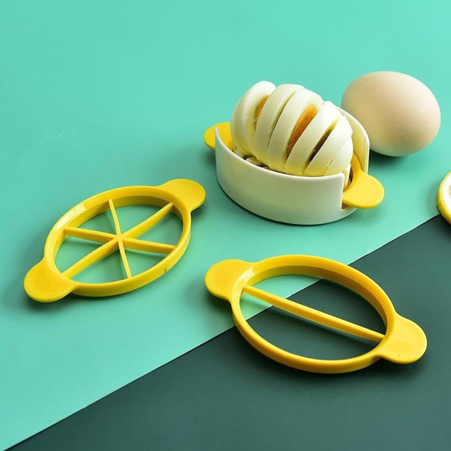 Egg Slicer, 3 in 1 Boiled Egg Slicer, Egg Slicer, Preserved Egg Slicer, Home Restaurant Kitchen Tool (1 Pc) Egg Slicer, 3 in 1 Boiled Egg Slicer, Egg Slicer, Preserved Egg Slicer, Home Restaurant Kitchen Tool (1 Pc)